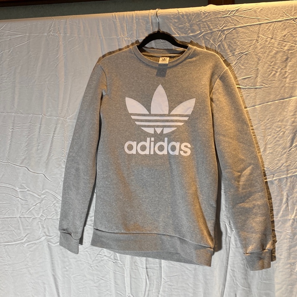 Adidas Gray Crewneck